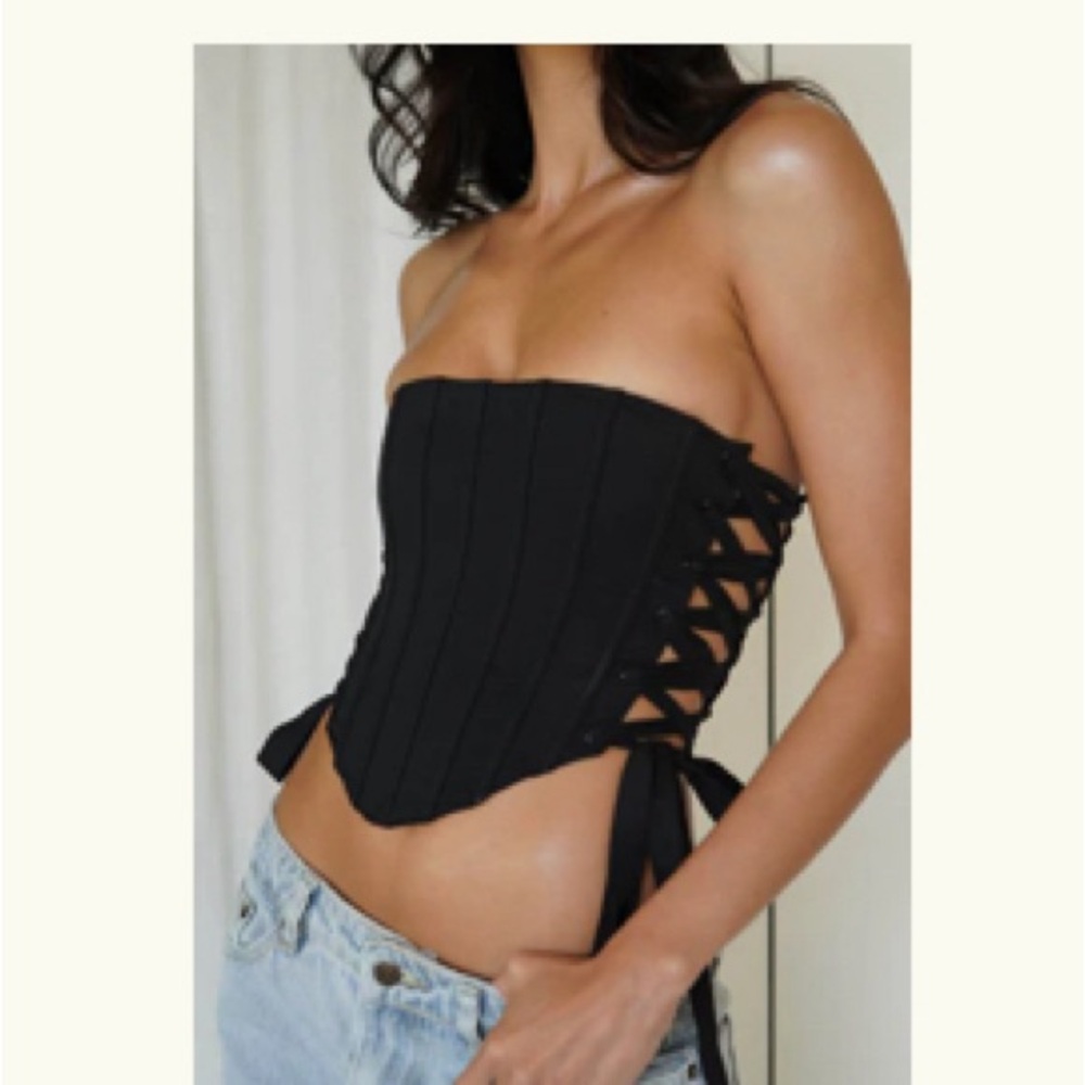 Meshki Elizabeth Strapless Corset Top